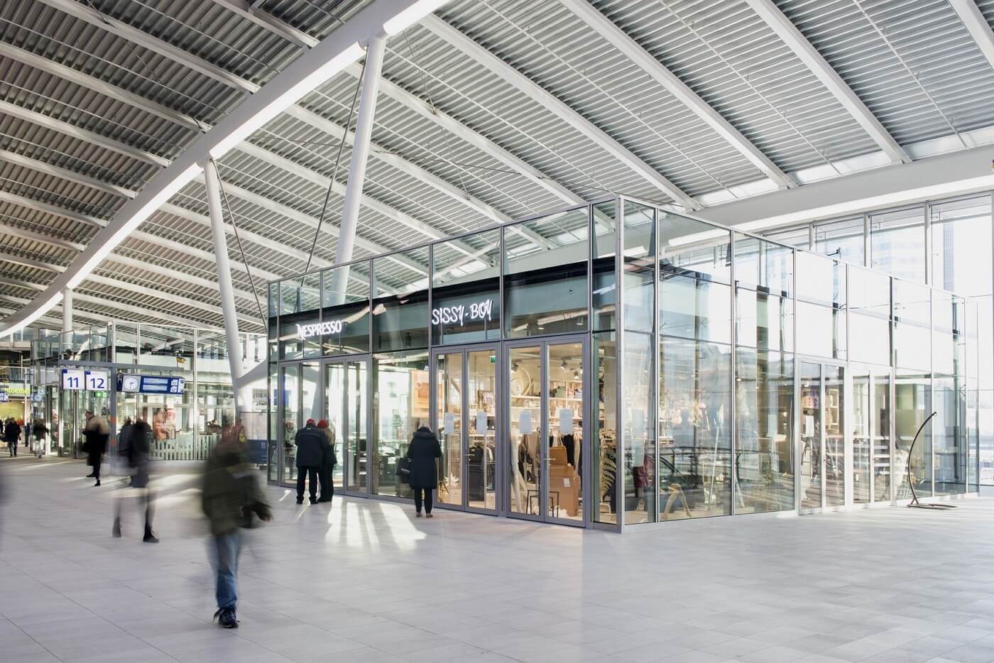 Station Utrecht-Maatwerk oplossingen-Aluminiumprofiel-Metaglas