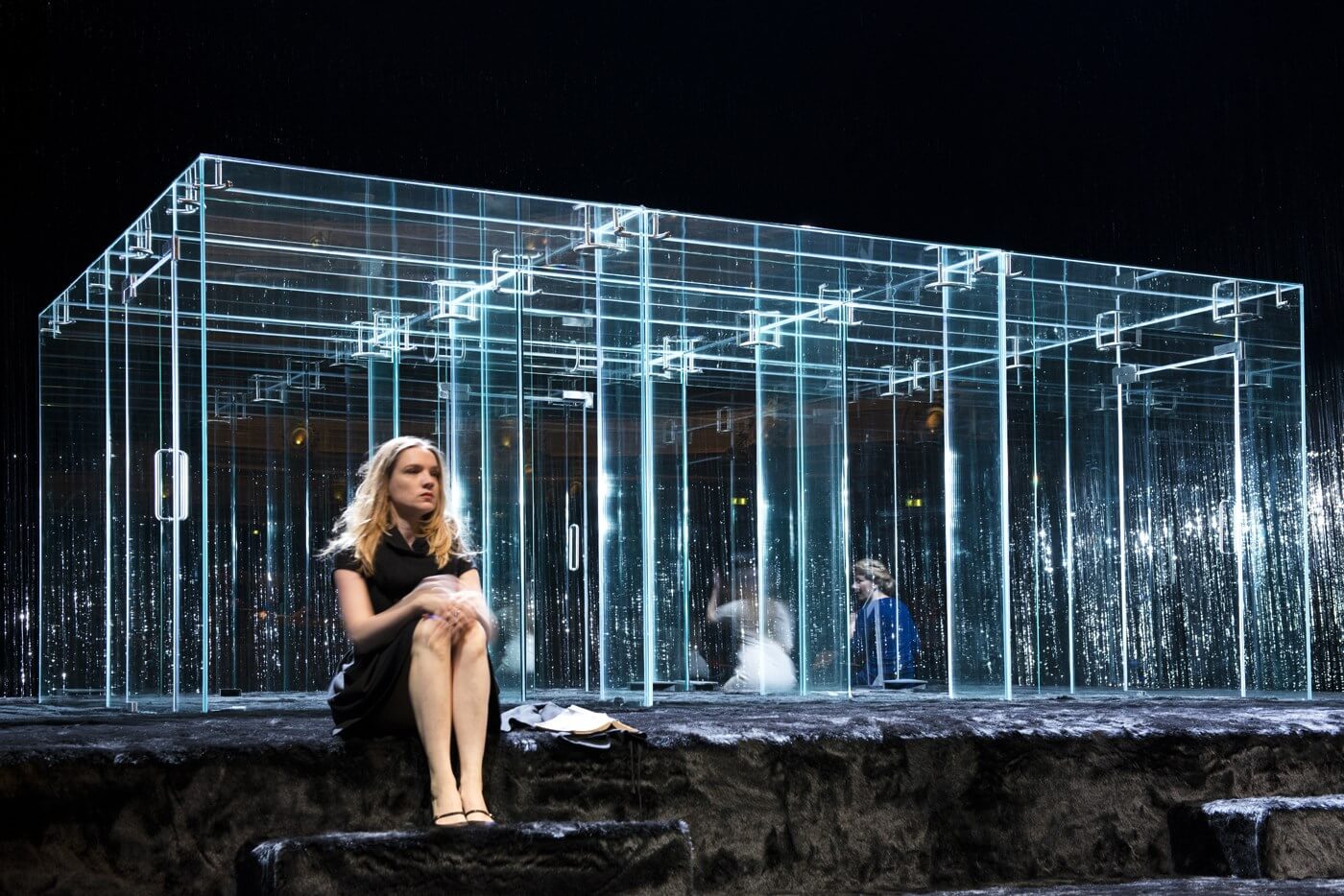 Decor Theater Nationale Toneel Drie Zusters - Glasconstructie - Metaglas