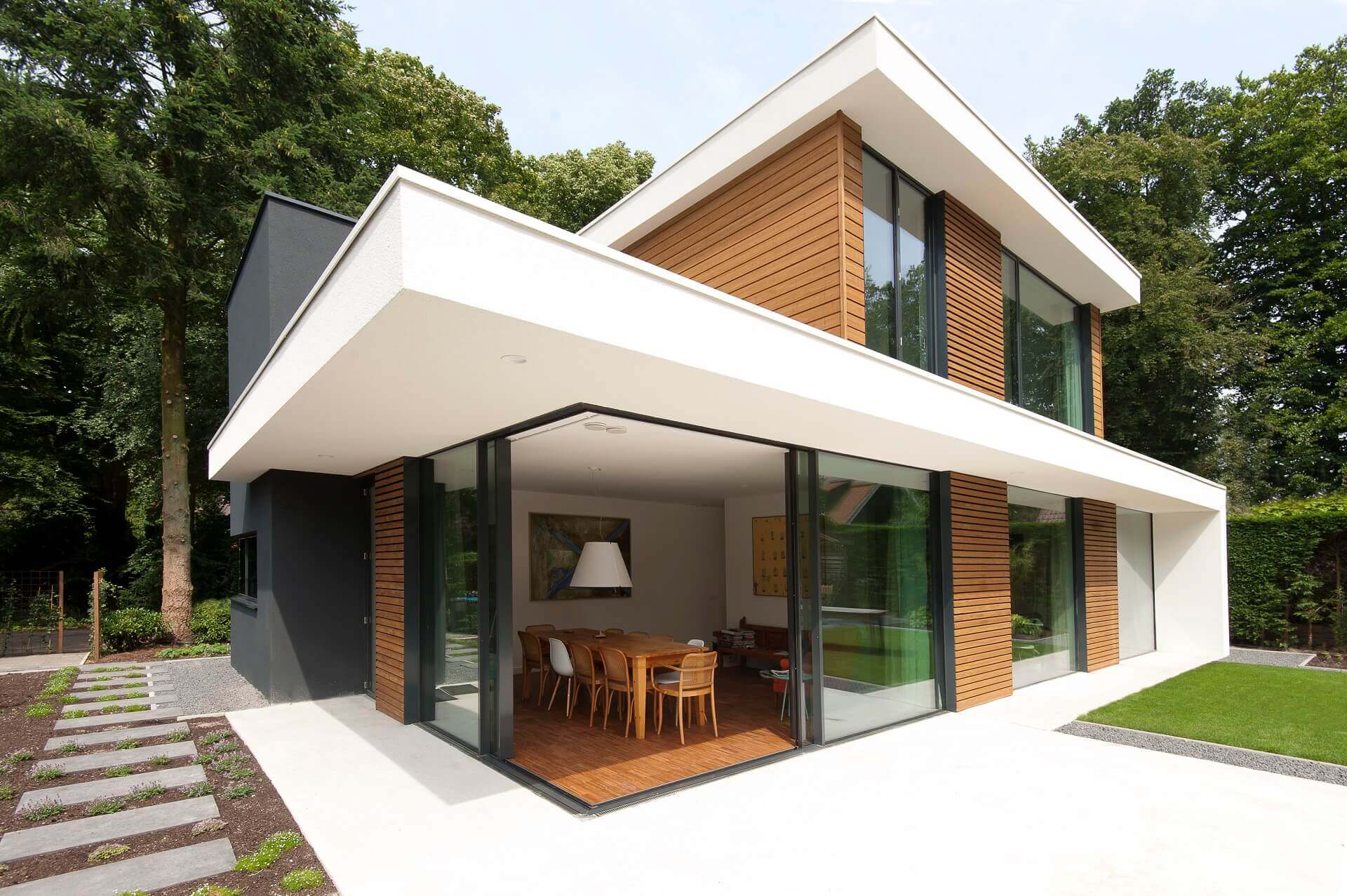 Villa Trompenberg-Hilversum-Open hoek-Nieuwbouw-Metaglas